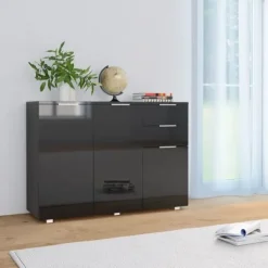 vidaXL Sideboards>Skänk högglans 107x35x80,5 cm