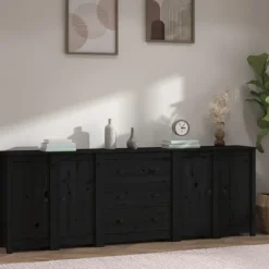 vidaXL Sideboards>Skänk 230x35x80 cm massiv furu