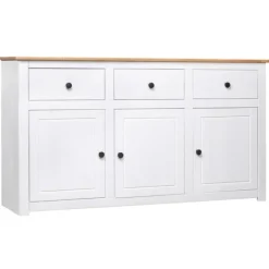 vidaXL Sideboards>Skänk 135x40x80 cm massiv furu panama