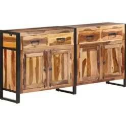 vidaXL Sideboards>Skänk 172x35x80 cm massivt akaciaträ med honungsfinish