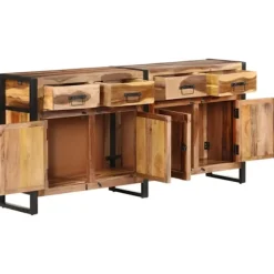 vidaXL Sideboards>Skänk 172x35x80 cm massivt akaciaträ med honungsfinish