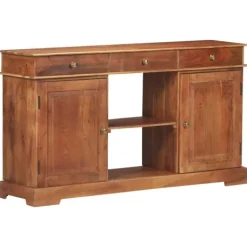 vidaXL Sideboards>Skänk 135x35x75 cm massivt akaciaträ