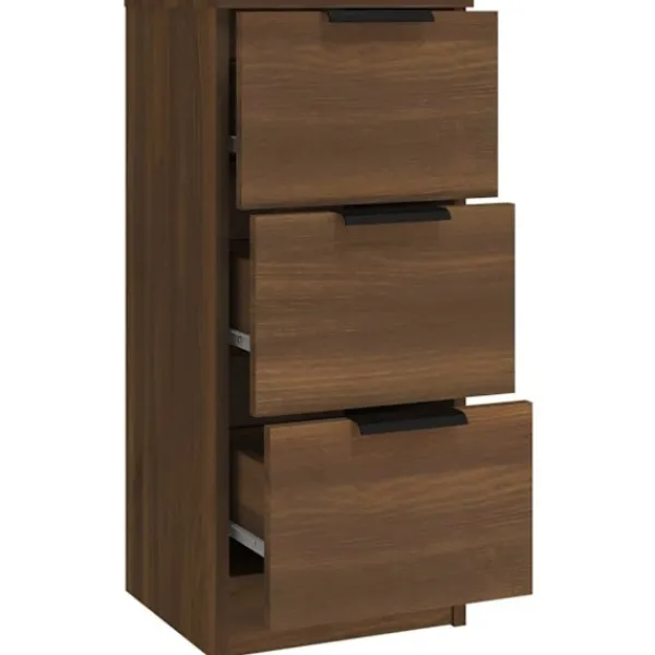 vidaXL Byråer>Skänkar 3 st ek konstruerat trä