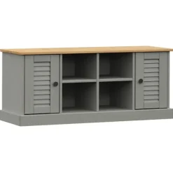 vidaXL Tv-Bänkar>Skobänk VIGO 106x35x45 cm massiv furu