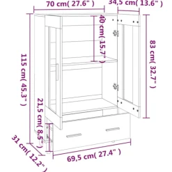 vidaXL Skåp><noscript><img width=