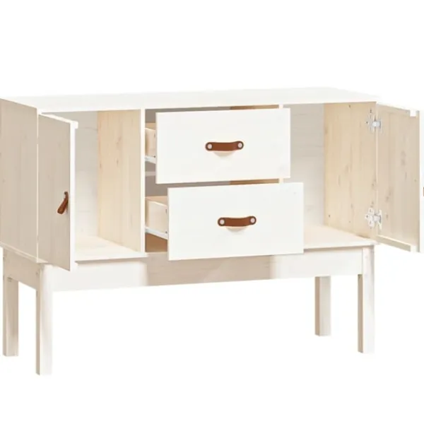 vidaXL Byråer>Skåp 110x40x78 cm massiv furu