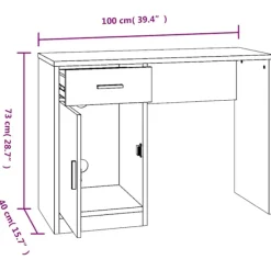vidaXL Kontorsmöbler><noscript><img width=