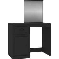 vidaXL Sminkbord>Sminkbord med spegel 90x50x132,5 cm konstruerat trä