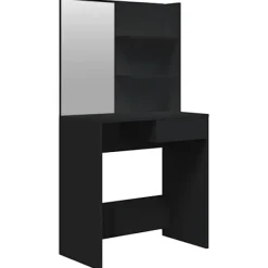 vidaXL Sminkbord>Sminkbord med spegel 74,5x40x141 cm