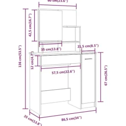 vidaXL Sminkbord><noscript><img width=