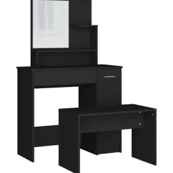 vidaXL Sminkbord>Sminkbord 86,5x35x136 cm