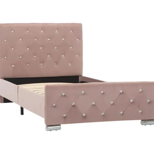 vidaXL Sängar>Sängram sammet 90x200 cm