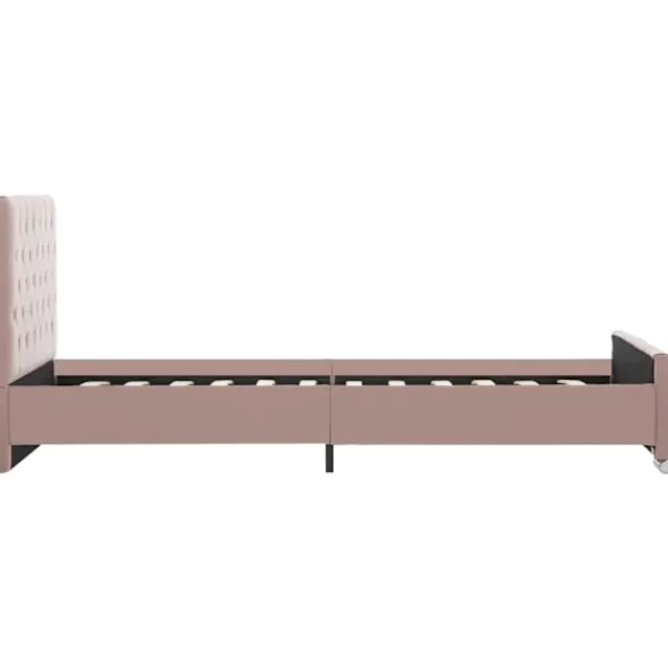 vidaXL Sängar>Sängram sammet 100x200 cm