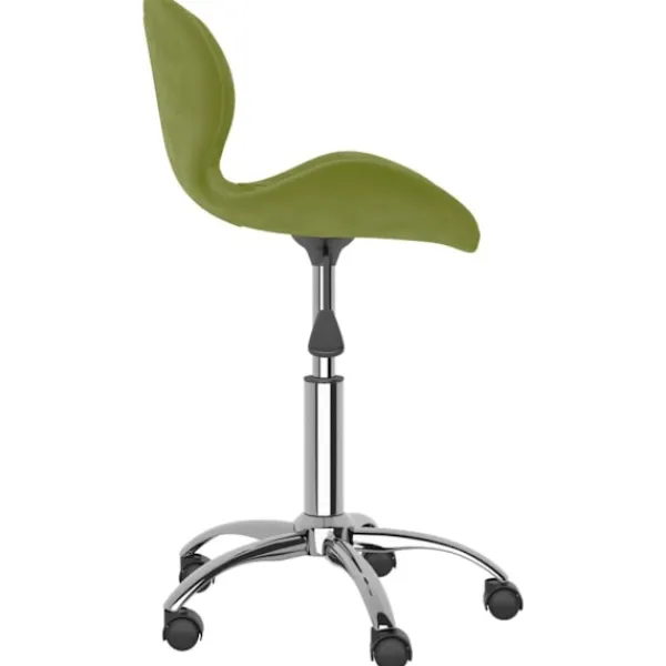 vidaXL Kontorsmöbler>Snurrbara matstolar 2 st ljus sammet