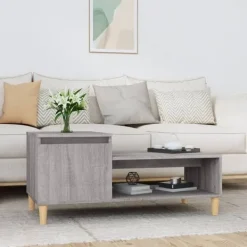 vidaXL Soffbord>Soffbord sonoma 100x50x45 cm konstruerat trä