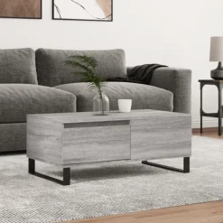 vidaXL Soffbord>Soffbord sonoma 90x50x36,5 cm konstruerat trä