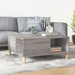 vidaXL Soffbord>Soffbord sonoma 80x80x36,5 cm konstruerat trä