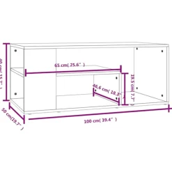 vidaXL Soffbord><noscript><img width=