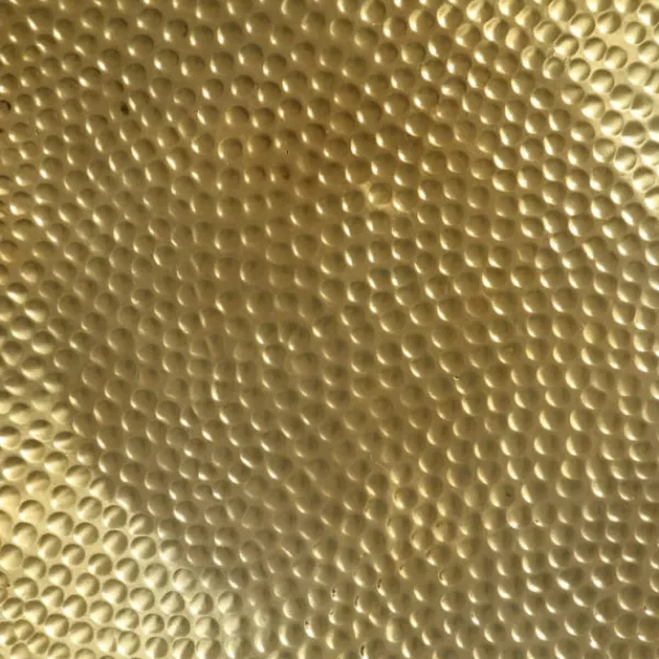 vidaXL Soffbord>Soffbord hamrad aluminium 70x30 cm mässing