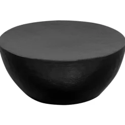 vidaXL Soffbord>Soffbord hamrad aluminium 70x30 cm