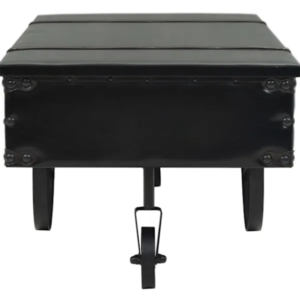 vidaXL Soffbord>Soffbord MDF och granträ 110x55x43 cm