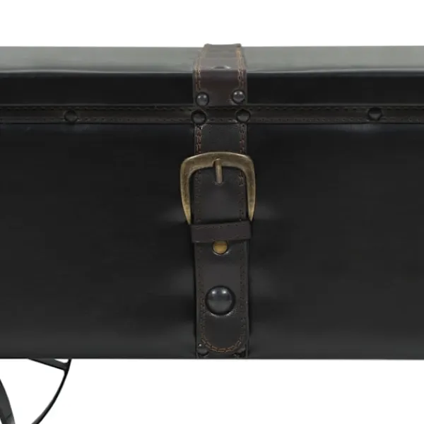 vidaXL Soffbord>Soffbord MDF och granträ 110x55x43 cm