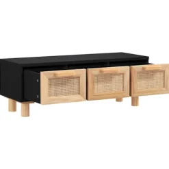 vidaXL Tv-Bänkar>Soffbord 80x40x30 cm konstruerat trä&massiv furu