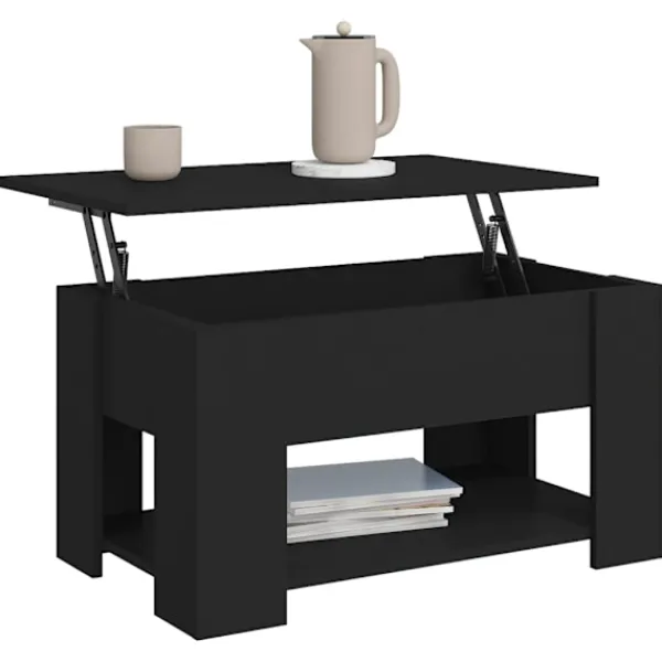 vidaXL Soffbord>Soffbord 79x49x41 cm konstruerat trä