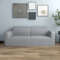 vidaXL Soffor>Sofföverdrag 2-sits med stretch polyesterjersey