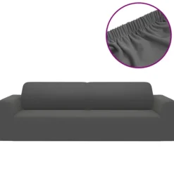 vidaXL Soffor>Sofföverdrag 3-sits med stretch polyesterjersey