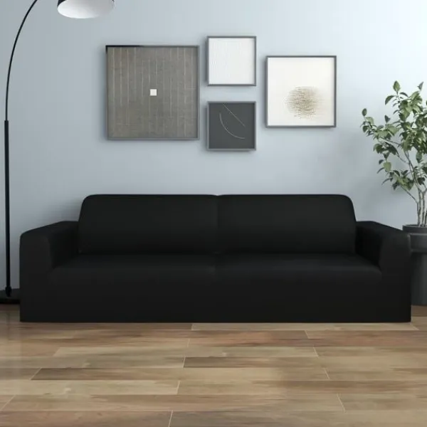vidaXL Soffor>Sofföverdrag 3-sits med stretch polyesterjersey