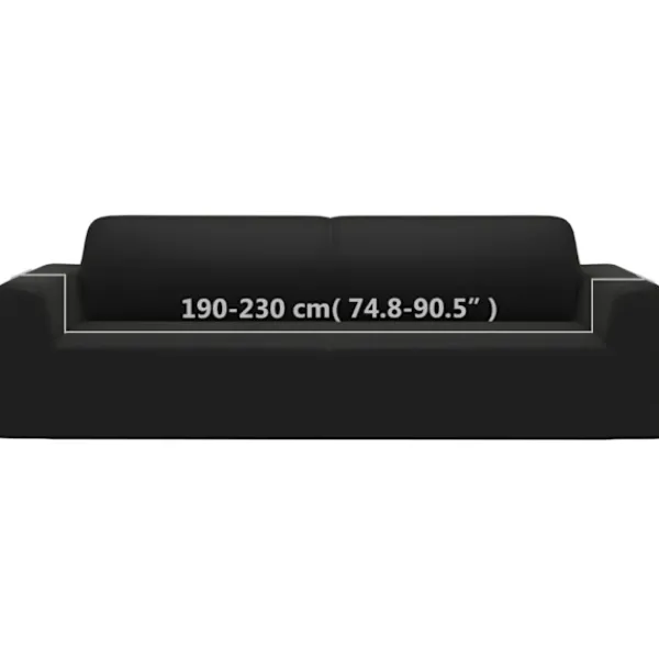 vidaXL Soffor>Sofföverdrag 3-sits med stretch polyesterjersey