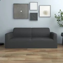 vidaXL Stolar>Sofföverdrag 2-sits med stretch polyesterjersey