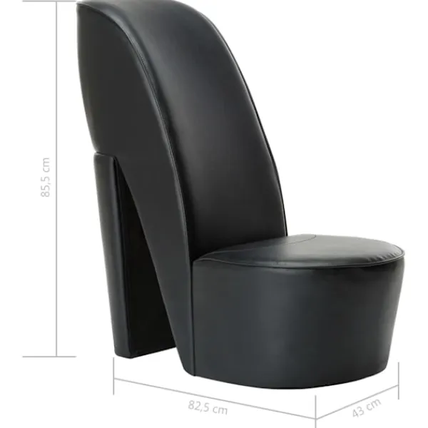 vidaXL Stolar>Stol klacksko konstläder