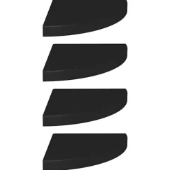 vidaXL Hyllor>Svävande hörnhyllor 4 st 35x35x3,8 cm MDF