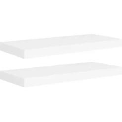 vidaXL Hyllor>Svävande vägghyllor 2 st 60x23,5x3,8 cm MDF