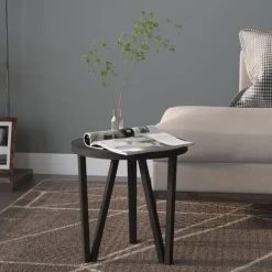 vidaXL Småbord>Tebord Ø35 cm MDF