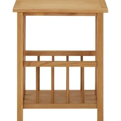 vidaXL Småbord>Tidningsbord 45x35x55 cm massiv ek