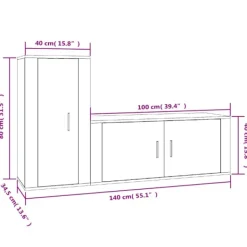 vidaXL Tv-Bänkar><noscript><img width=