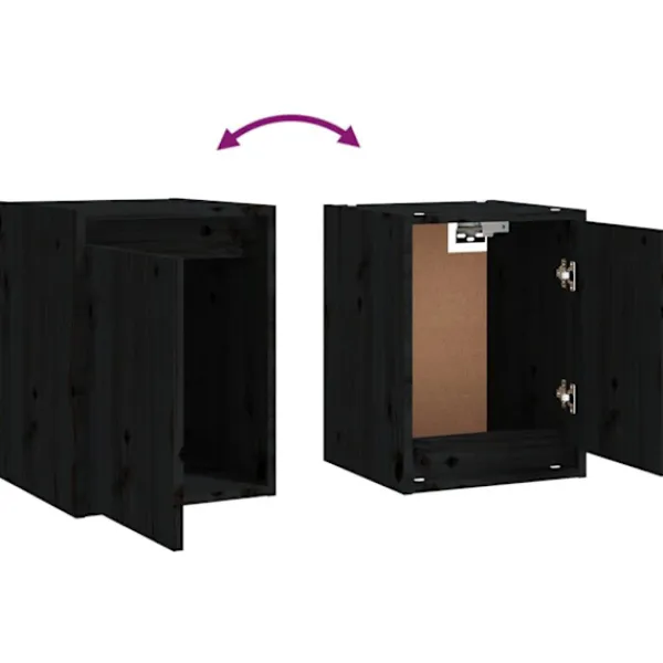 vidaXL Tv-Bänkar>Tv-bänk 5 delar massiv furu