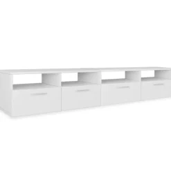 vidaXL Tv-Bänkar>TV-bänk 2 st spånskiva 95x35x36 cm