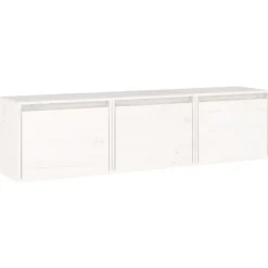 vidaXL Tv-Bänkar>Tv-bänk 3 st massiv furu