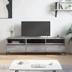 vidaXL Tv-Bänkar>Tv-bänk sonoma 150x30x44,5 cm konstruerat trä