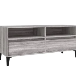 vidaXL Tv-Bänkar>Tv-bänk sonoma 100x34,5x44,5 cm konstruerat trä