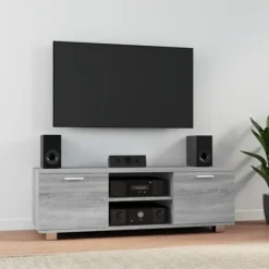 vidaXL Tv-Bänkar>Tv-bänk sonoma 120x40,5x35 cm konstruerat trä