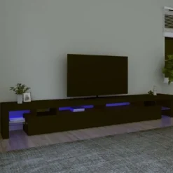 vidaXL Tv-Bänkar>Tv-bänk med LED-belysning 290x36,5x40 cm