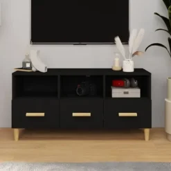 vidaXL Tv-Bänkar>Tv-bänk 102x36x50 cm konstruerat trä