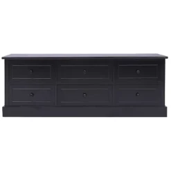 vidaXL Tv-Bänkar>Tv-bänk 108x30x40 cm massivt kejsarträ