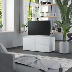 vidaXL Tv-Bänkar>Tv-bänk 80x34x36 cm konstruerat trä