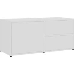 vidaXL Tv-Bänkar>Tv-bänk 80x34x36 cm konstruerat trä